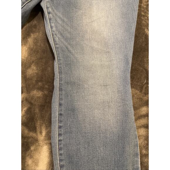 Old Navy Women's Maternity Jeans Skinny Full Panel Blue Med Wash Size 20 Short - Picture 5 of 14